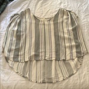 Mahina Striped Top Size Small